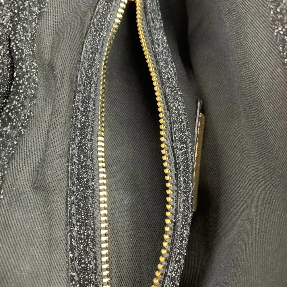 Rachel Zon Black Purse with Gold Chain - Picture 9 of 13